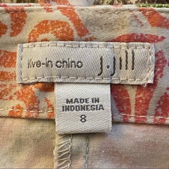 J Jill Live In Chino Floral Tropical Pencil Skirt - Picture 3 of 6